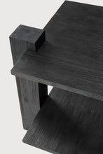 Load image into Gallery viewer, Teak Abstract Side Table