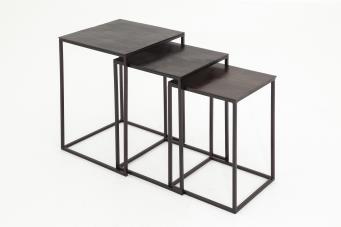 Set of 3 Side Tables Lacrima