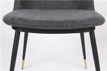 Load image into Gallery viewer, Dark Grey fabric dining chair