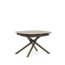 Load image into Gallery viewer, Yodalia extendable table, porcelain and steel legs with a brown finish, 130 (190) x 100 cm - image 5
