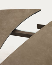 Load image into Gallery viewer, Yodalia extendable table, porcelain and steel legs with a brown finish, 130 (190) x 100 cm - image 15