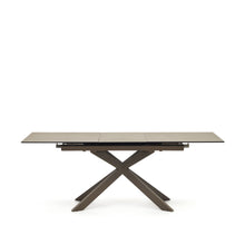 Load image into Gallery viewer, Atminda extendable table, porcelain and steel legs with a grey finish, 160 (210) x 90 cm - image 3