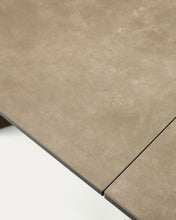 Load image into Gallery viewer, Atminda extendable table, porcelain and steel legs with a grey finish, 160 (210) x 90 cm - image 12