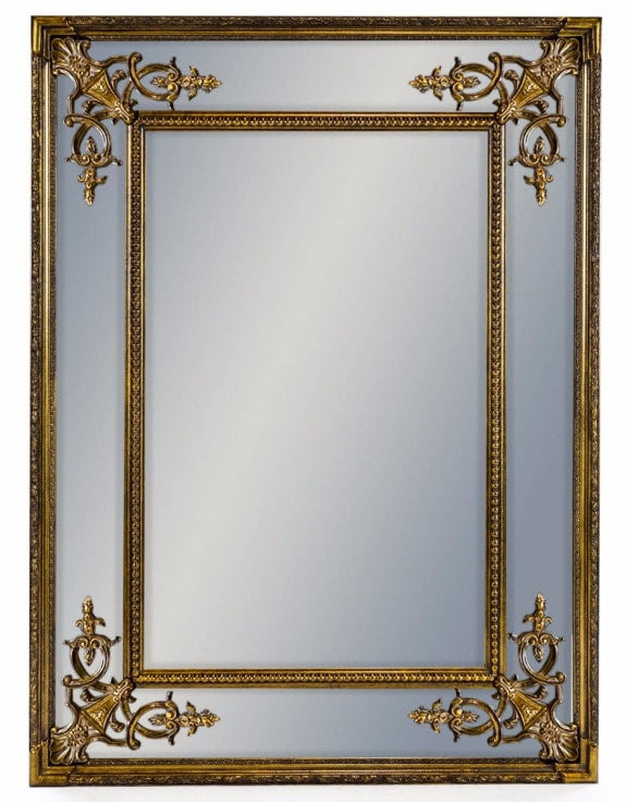 Gold Square French Mirror