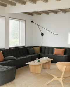 N701 Sofa Round Corner - Moss