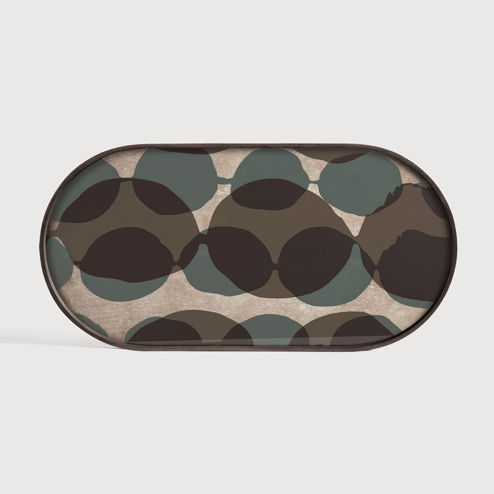 Connected Dots Glass Tray