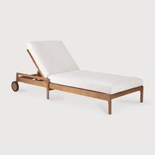 Load image into Gallery viewer, Jack Outdoor Adjustable Lounger - Teak Off White