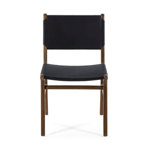 Dining Chair - Blue Leather