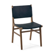 Load image into Gallery viewer, Dining Chair - Blue Leather