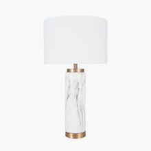 Load image into Gallery viewer, Carrara Marble Effect Table Lamp
