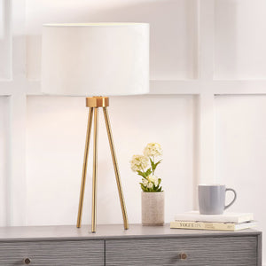 Houston Brushed Brass Table Lamp