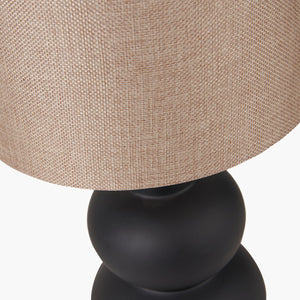 Black Curved Table Lamp