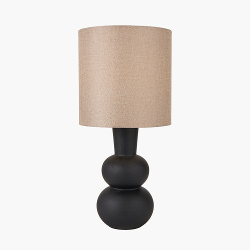 Black Curved Table Lamp