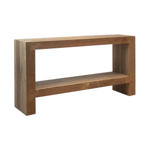 Console Table Natural Finish