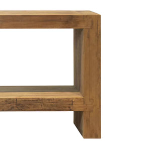 Console Table Natural Finish