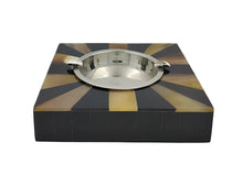 Load image into Gallery viewer, Square Ashtray - Natural Horn &amp; Resin