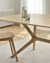 Load image into Gallery viewer, X Dining Table Oak 200 cm