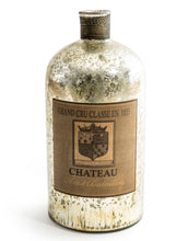 Load image into Gallery viewer, Antique Silver Glass Bottle - Large