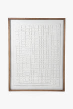 Load image into Gallery viewer, Papier Mache White Wall Art