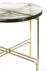 Side Table with glass top