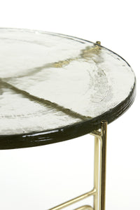 Side Table with glass top