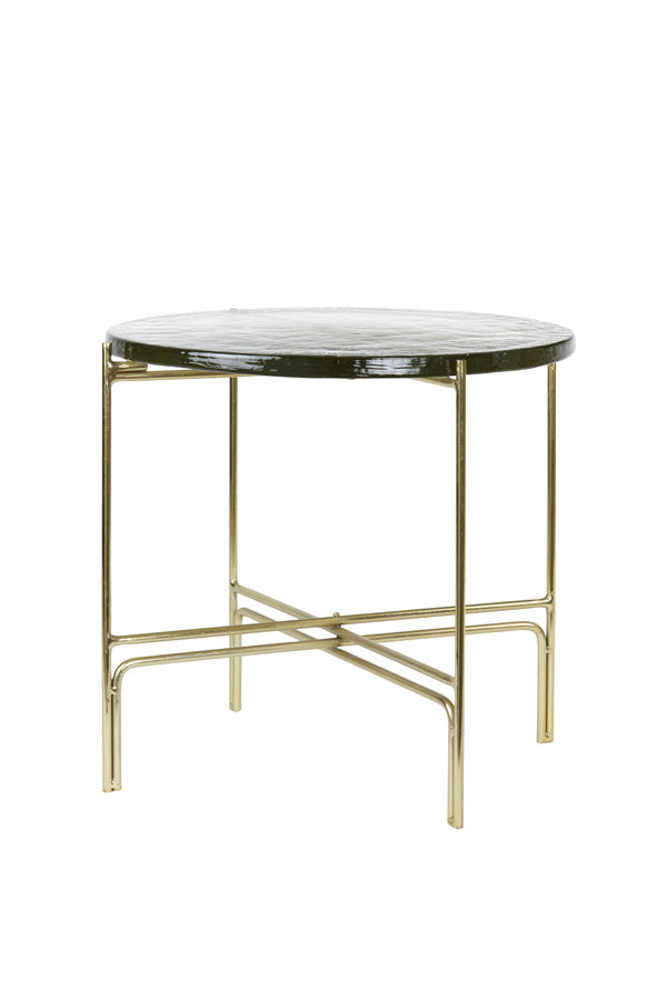 Side Table with glass top