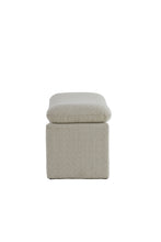 Load image into Gallery viewer, Beige Fabric Stool