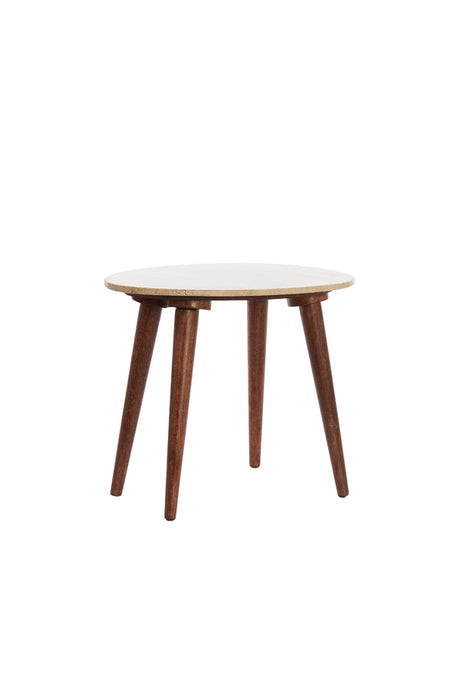 Coffee Table wood and limestone