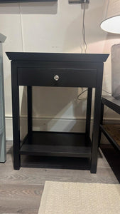 Aldwych Tall Side Table - Warm Black