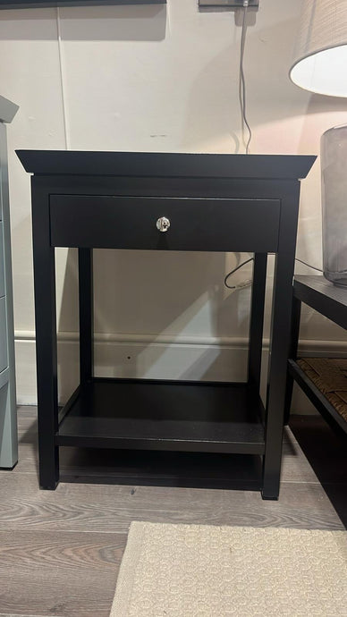 Aldwych Tall Side Table - Warm Black