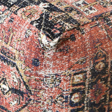 Load image into Gallery viewer, Woven Multi Colour Cotton Pouffe