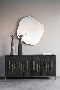 Organic Metal Framed Mirror