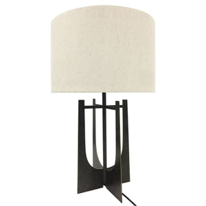 Table Lamp With Linen Shade