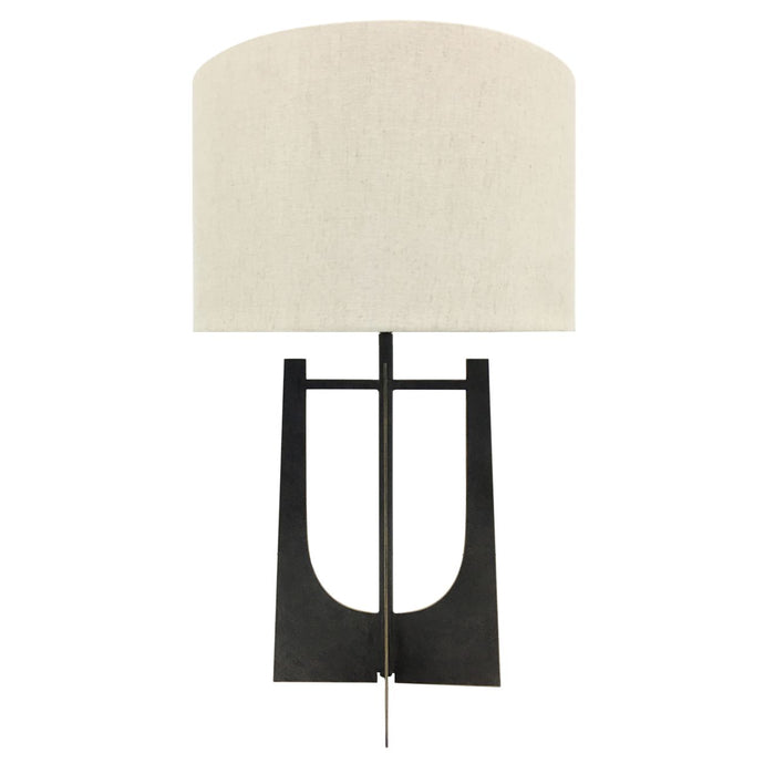 Table Lamp With Linen Shade