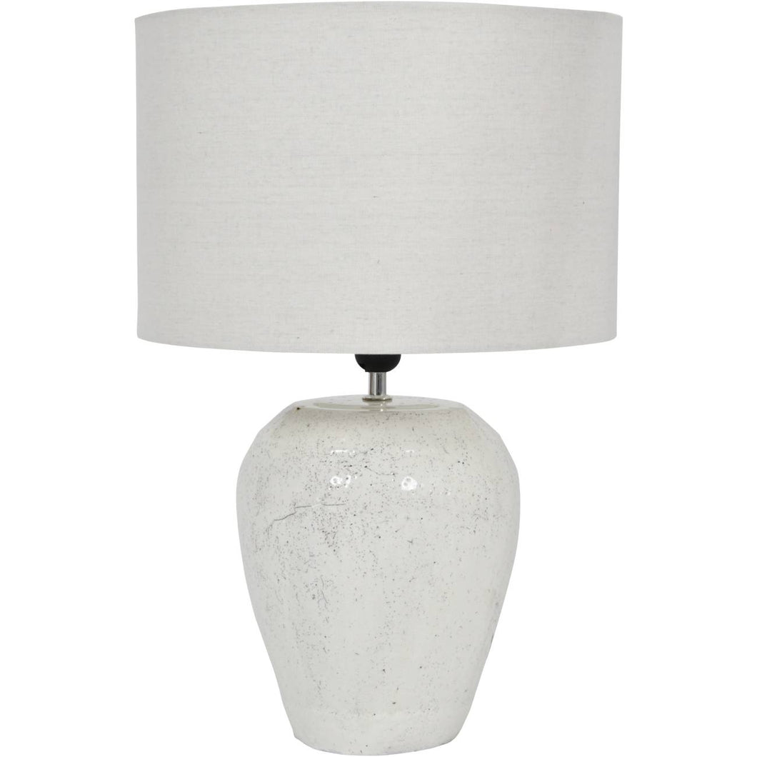 Terracotta Glazed Table Lamp