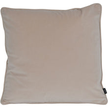 Load image into Gallery viewer, Piped Velvet Cushion Ivory