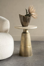 Load image into Gallery viewer, Antique Brass Side Table