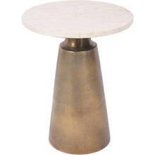 Load image into Gallery viewer, Antique Brass Side Table