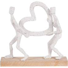 Load image into Gallery viewer, Sculpture Heart White