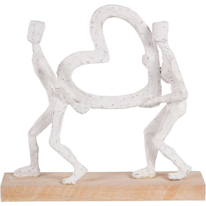 Sculpture Heart White