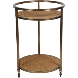 Rattan Dusky Bar Trolley