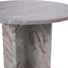 Load image into Gallery viewer, Cavallo Brown Marble Side Table