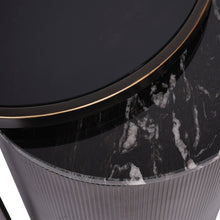 Load image into Gallery viewer, Belvedere Black Set of 2 Nesting Side Tables