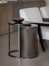 Load image into Gallery viewer, Belvedere Black Set of 2 Nesting Side Tables