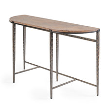 Load image into Gallery viewer, Forest Brown Marble Console Table