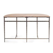 Load image into Gallery viewer, Forest Brown Marble Console Table
