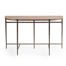 Load image into Gallery viewer, Forest Brown Marble Console Table