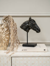 Load image into Gallery viewer, Bay Horse Head Sculpture