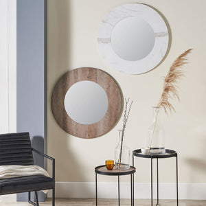 Brown Wood Mirror