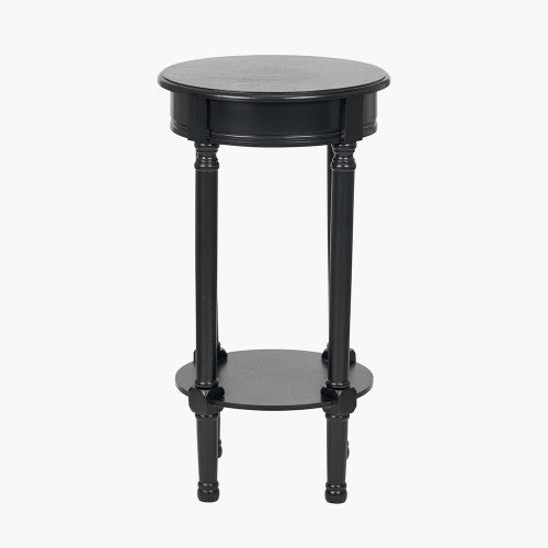 Heritage Black Accent Table